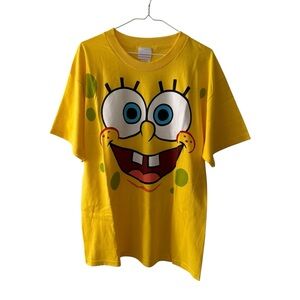 Spongebob Squarepants Adult T-Shirt Size Large Y2K Freakbob Kidcore Cartooncore